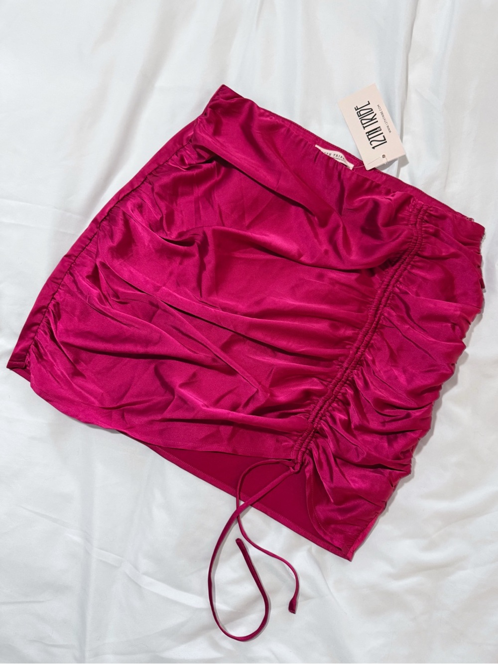 NWT • 12th Tribe Satin Mini Skirt - Picture 5 of 14